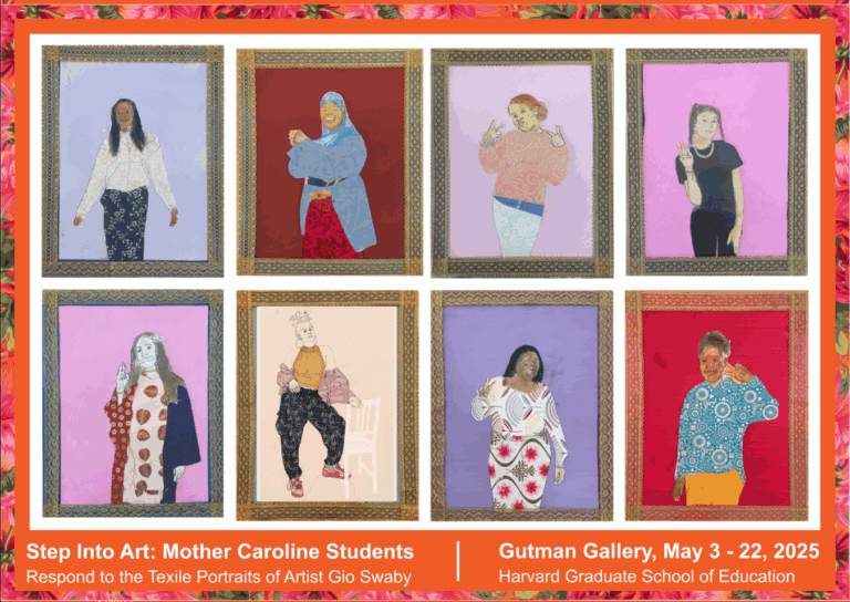 Step Into Art group of self-portraits 
